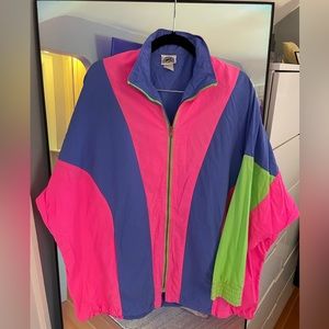 Amazing Neon 80’s Windbreaker